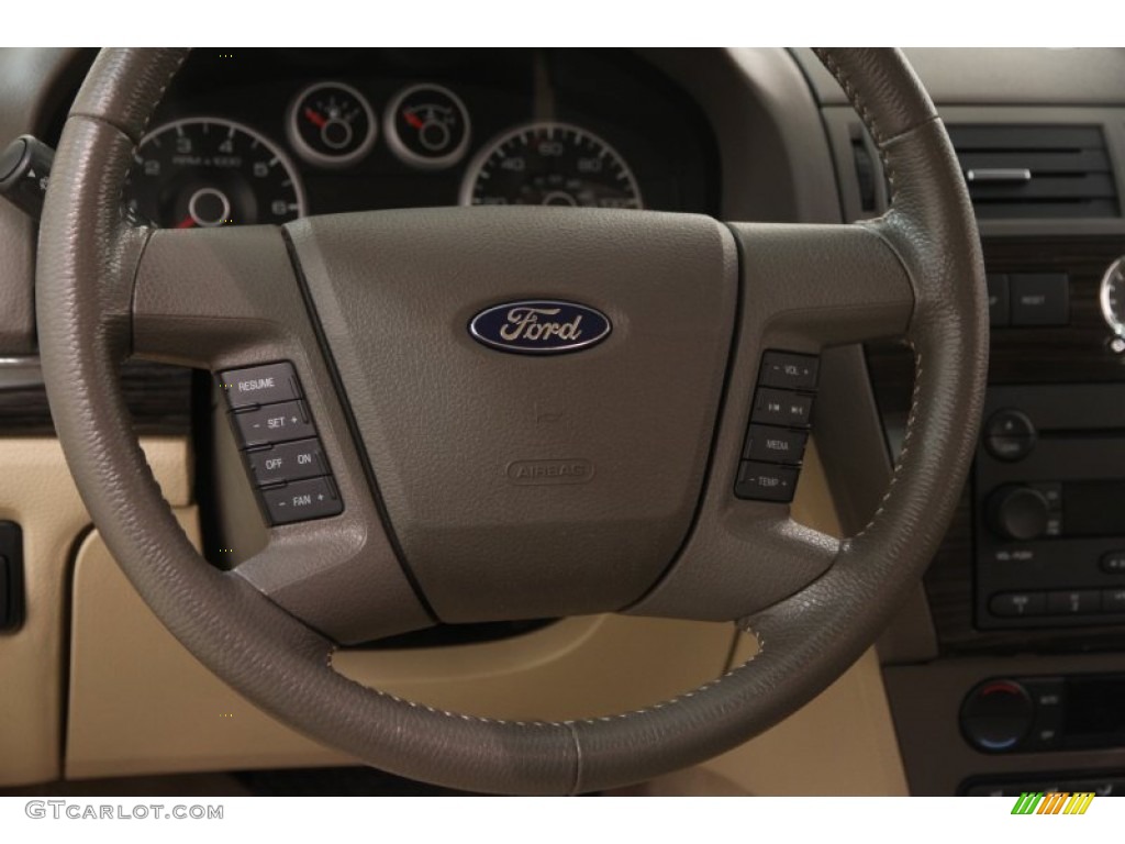 2006 Fusion SEL V6 - Black / Camel photo #6