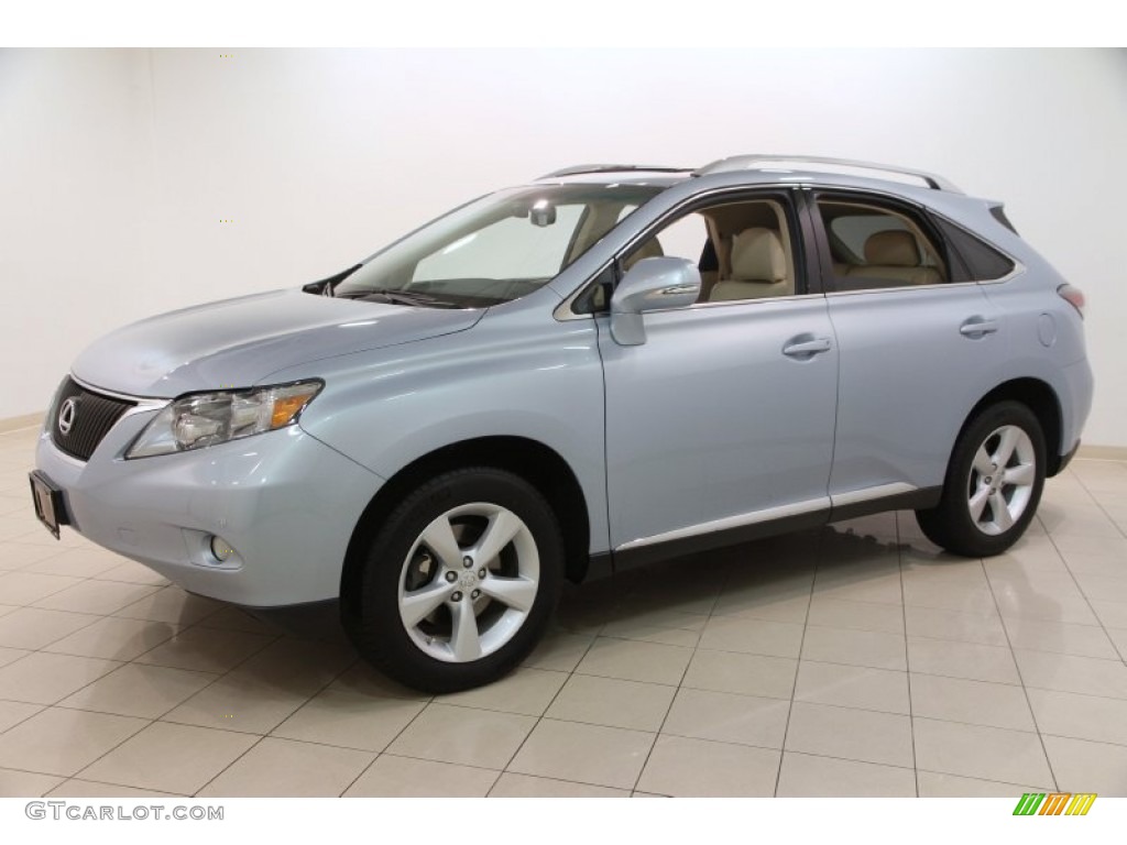 2012 RX 350 AWD - Cerulean Blue Metallic / Parchment photo #3