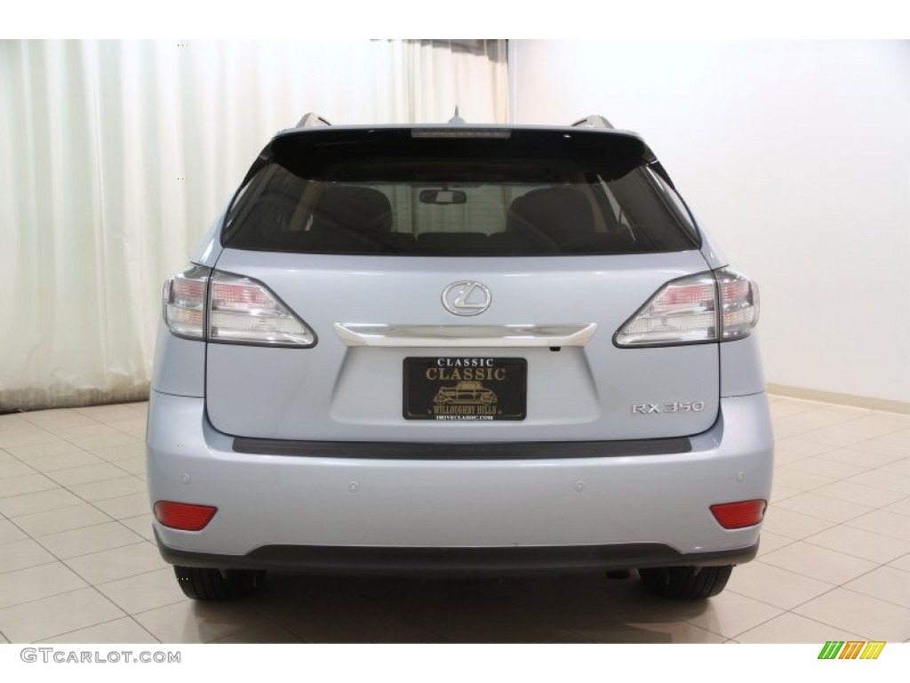 2012 RX 350 AWD - Cerulean Blue Metallic / Parchment photo #24