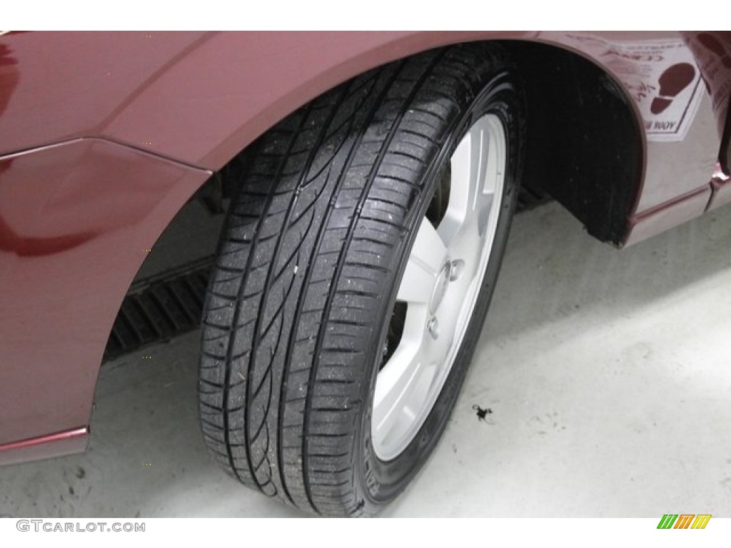 2006 Focus ZX4 SES Sedan - Dark Toreador Red Metallic / Charcoal/Light Flint photo #9