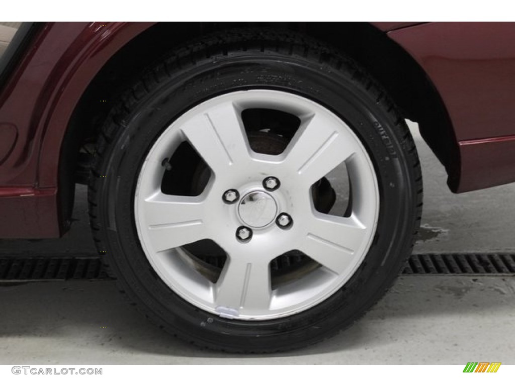 2006 Focus ZX4 SES Sedan - Dark Toreador Red Metallic / Charcoal/Light Flint photo #10