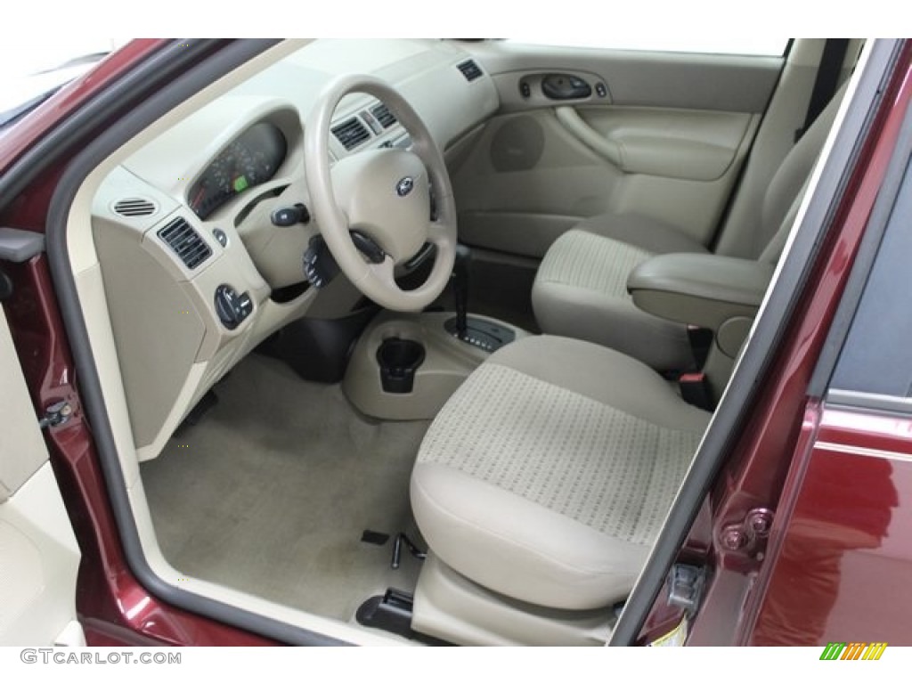2006 Focus ZX4 SES Sedan - Dark Toreador Red Metallic / Charcoal/Light Flint photo #16