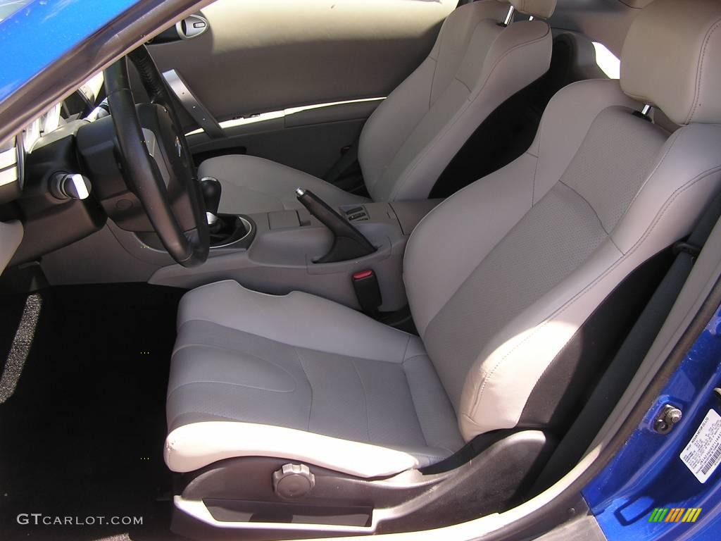 2003 350Z Touring Coupe - Daytona Blue / Frost photo #7