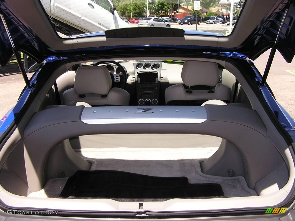 2003 350Z Touring Coupe - Daytona Blue / Frost photo #8