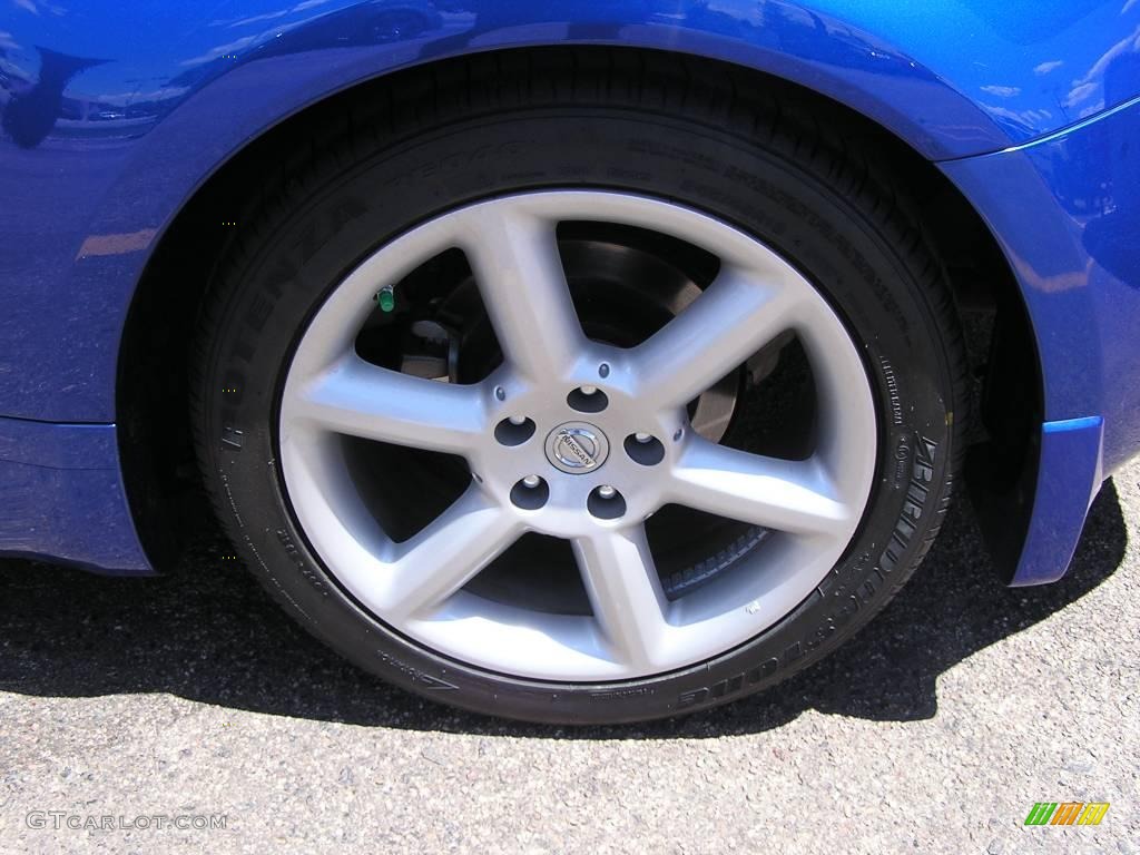 2003 350Z Touring Coupe - Daytona Blue / Frost photo #14