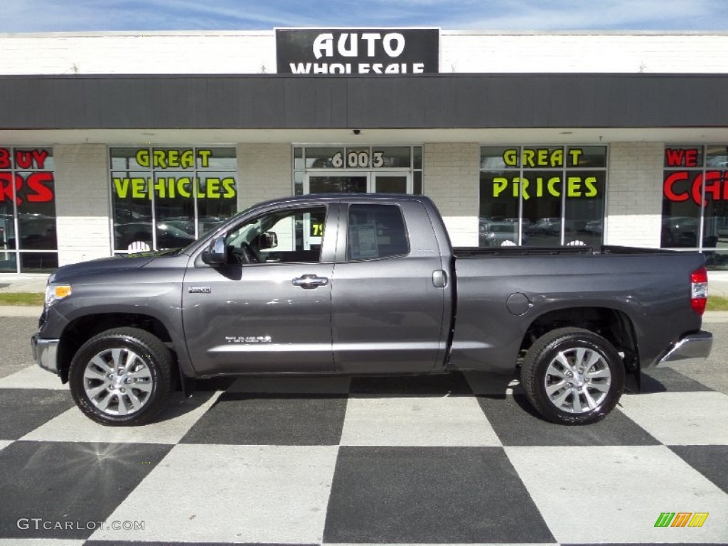 2015 Tundra Limited Double Cab 4x4 - Magnetic Gray Metallic / Black photo #1