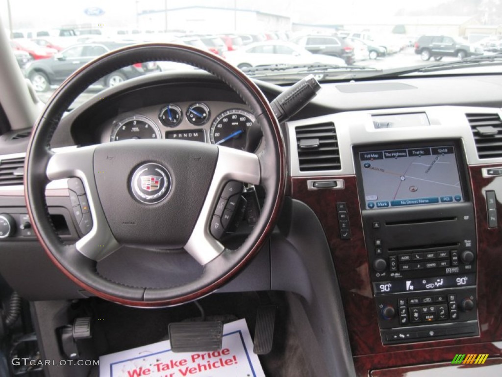2009 Escalade AWD - Stealth Gray / Ebony/Ebony photo #13