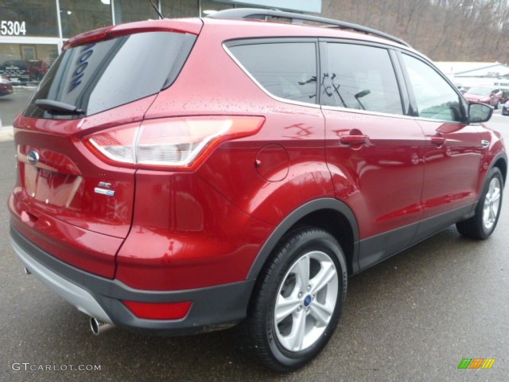 2013 Escape SE 1.6L EcoBoost 4WD - Ruby Red Metallic / Medium Light Stone photo #6