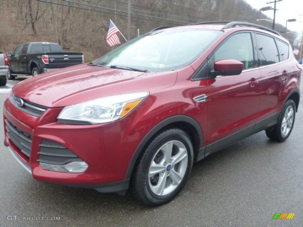 2013 Escape SE 1.6L EcoBoost 4WD - Ruby Red Metallic / Medium Light Stone photo #11