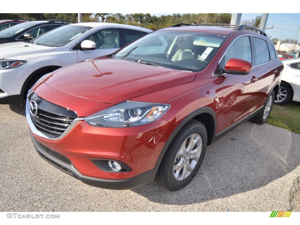 2015 CX-9 Touring - Zeal Red Mica / Sand photo #1