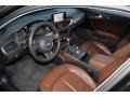 Nougat Brown Interior Photo for 2012 Audi A6 #100847213