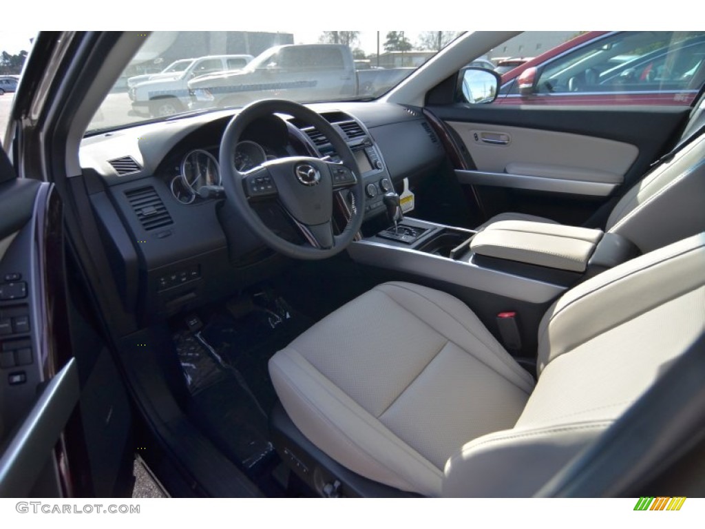 Sand Interior 2015 Mazda CX-9 Touring Photo #100847495