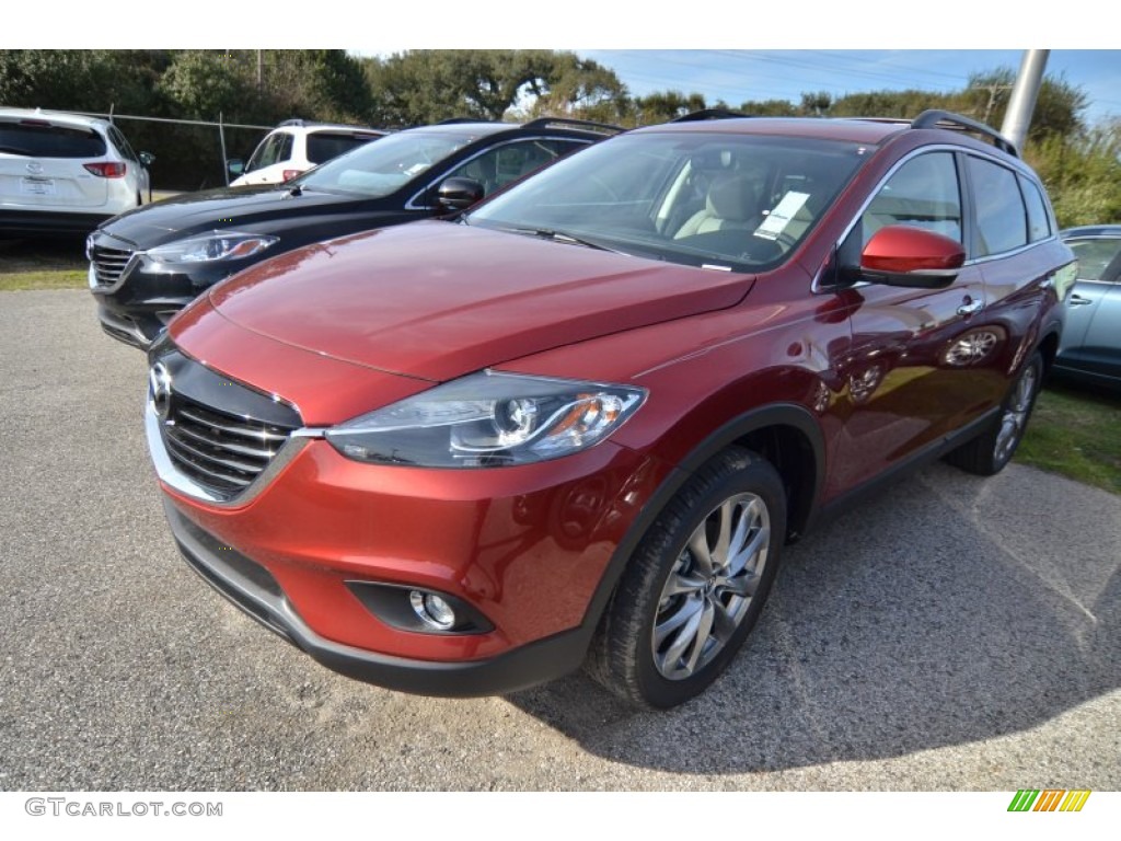 2015 CX-9 Grand Touring - Zeal Red Mica / Sand photo #1