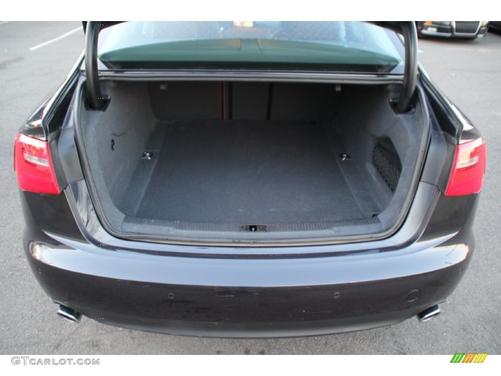 2012 A6 3.0T quattro Sedan - Moonlight Blue Metallic / Nougat Brown photo #24