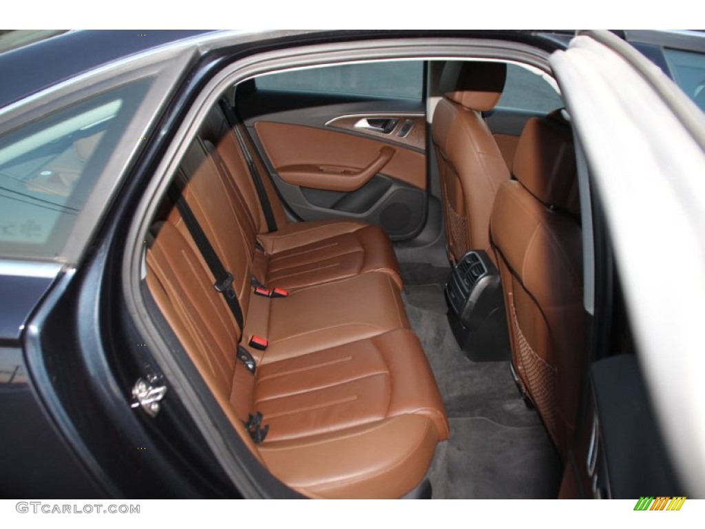 2012 A6 3.0T quattro Sedan - Moonlight Blue Metallic / Nougat Brown photo #27