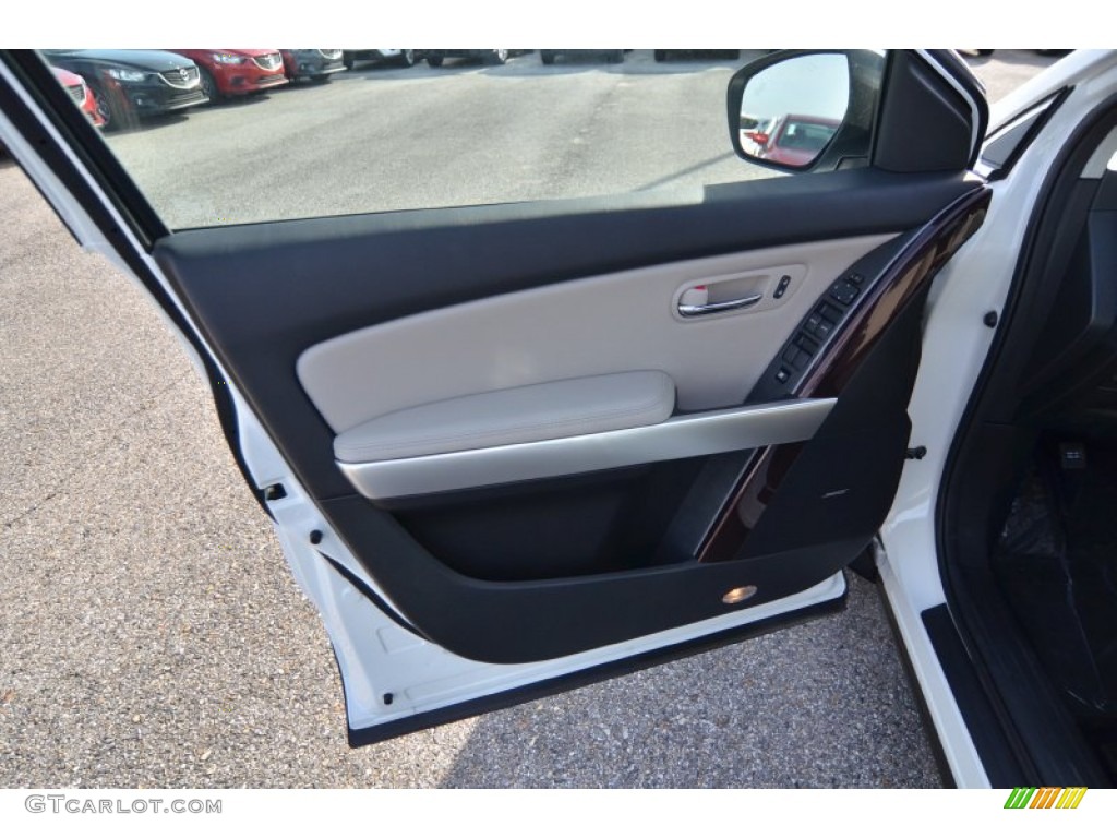 2015 Mazda CX-9 Grand Touring Sand Door Panel Photo #100847918