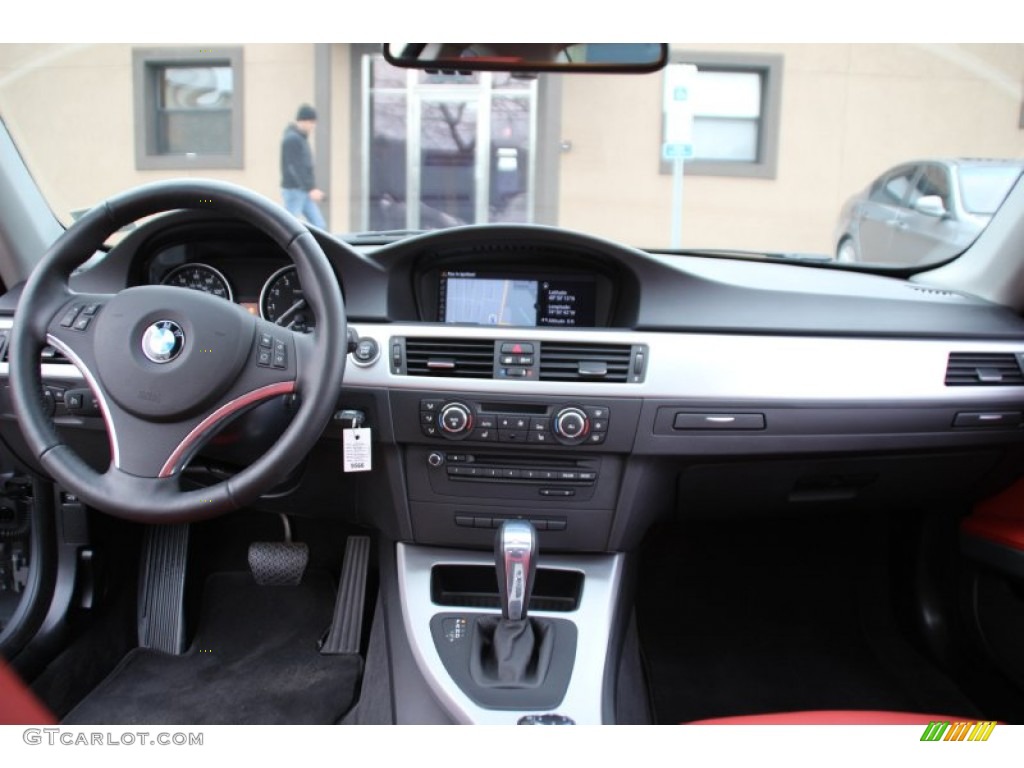 2012 3 Series 328i xDrive Coupe - Space Grey Metallic / Coral Red/Black photo #16