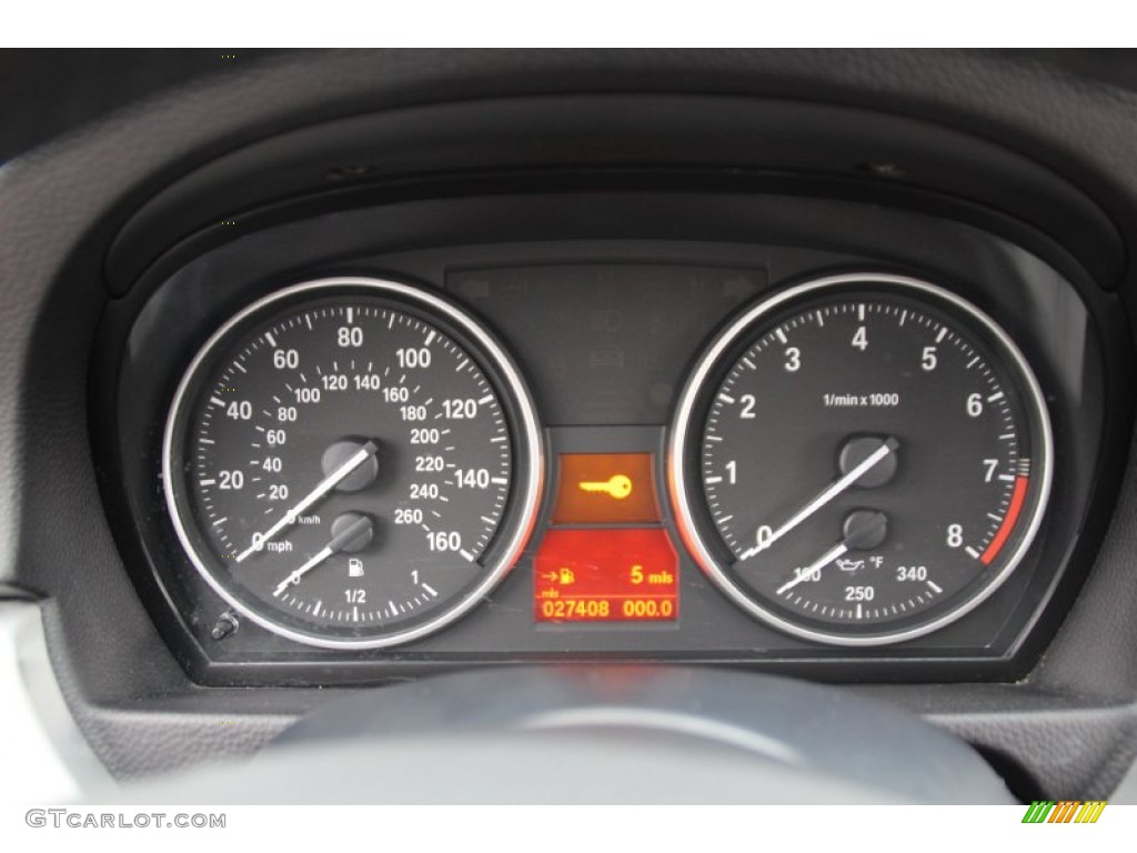 2012 BMW 3 Series 328i xDrive Coupe Gauges Photo #100848317