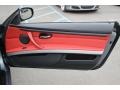 Coral Red/Black 2012 BMW 3 Series 328i xDrive Coupe Door Panel