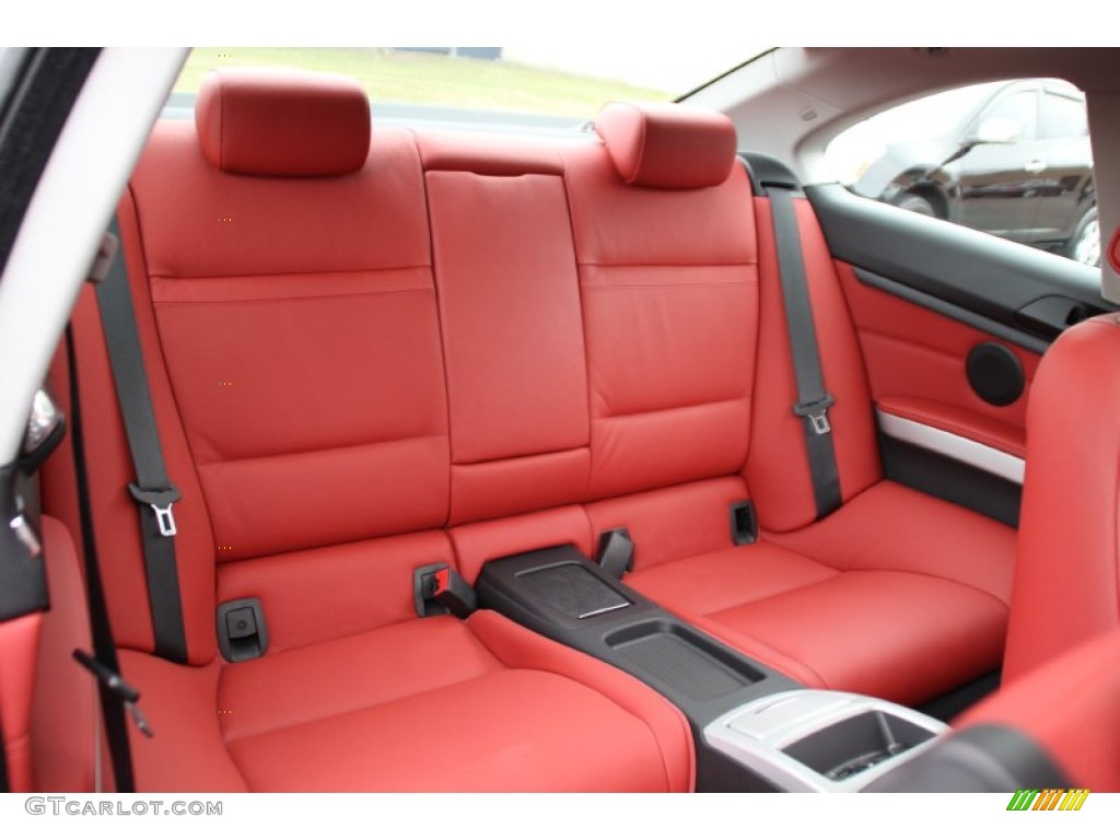 Coral Red/Black Interior 2012 BMW 3 Series 328i xDrive Coupe Photo #100848446