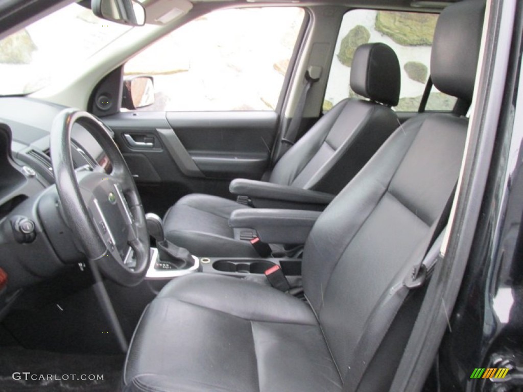 Ebony Black Interior 2008 Land Rover LR2 SE Photo #100848821