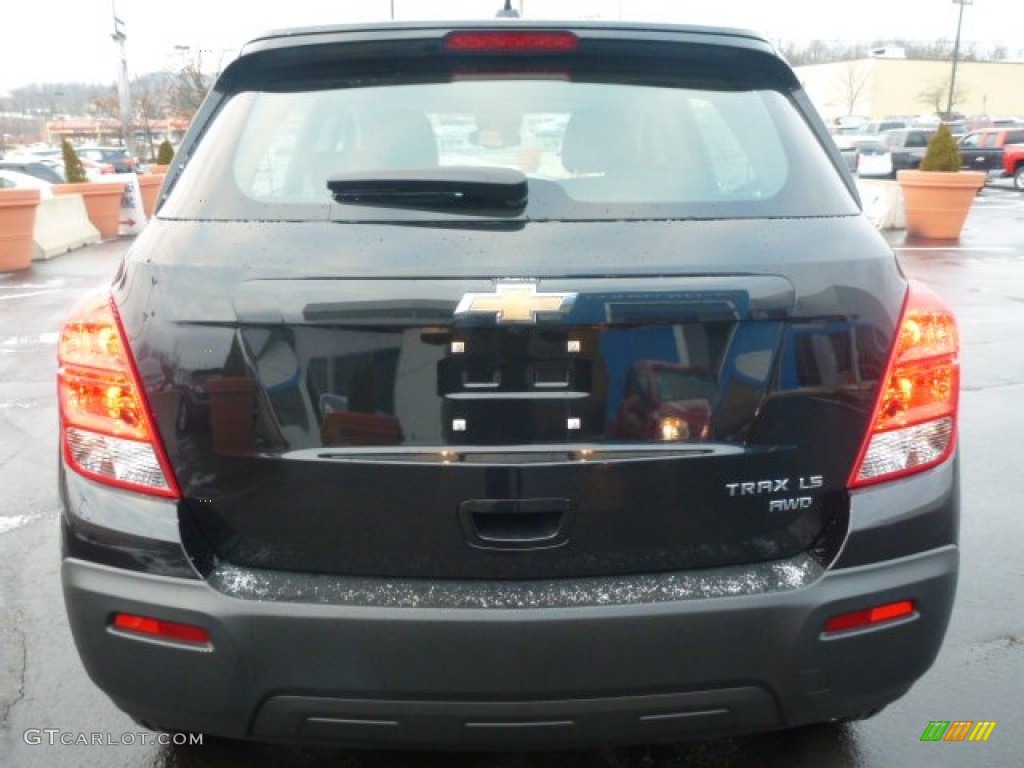 Black Granite Metallic 2015 Chevrolet Trax LS AWD Exterior Photo #100849241