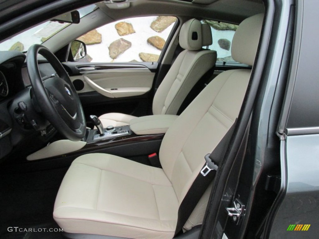 2008 X6 xDrive35i - Tasman Green Metallic / Sand Beige photo #12