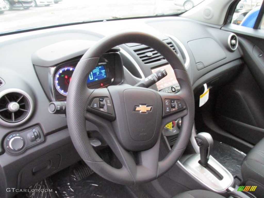 2015 Chevrolet Trax LT AWD Jet Black Steering Wheel Photo #100849406