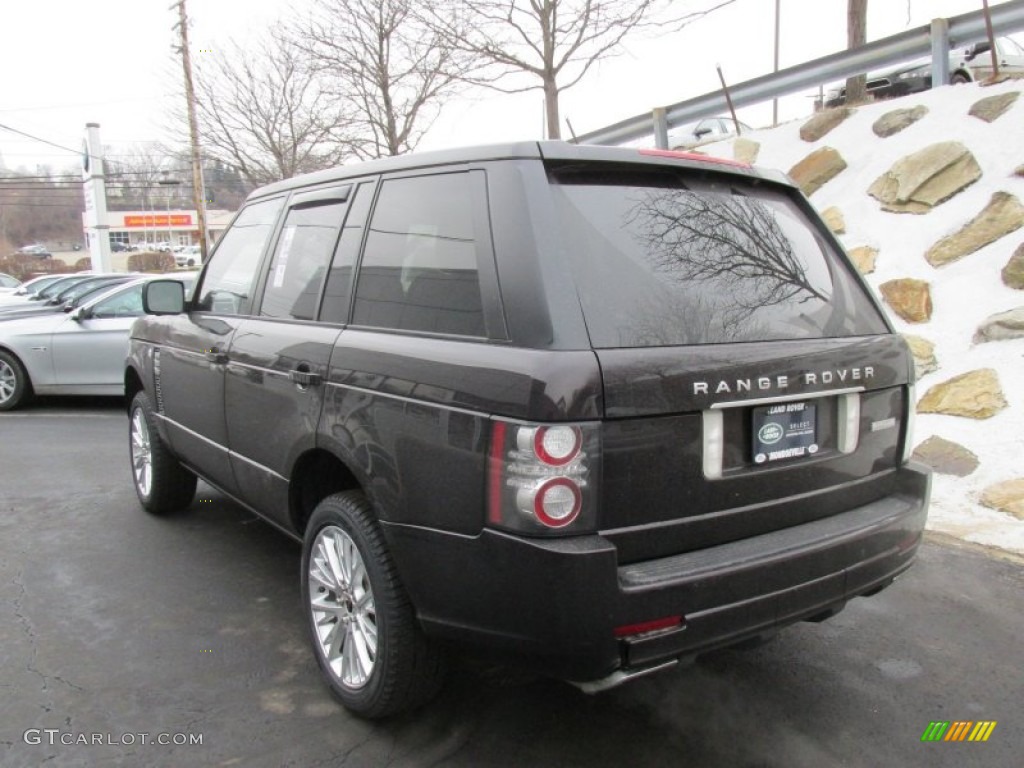 2012 Range Rover Supercharged - China Black Mica / Jet photo #4