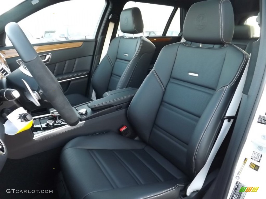 Black Interior 2015 Mercedes-Benz E 63 AMG S 4Matic Wagon Photo #100851936