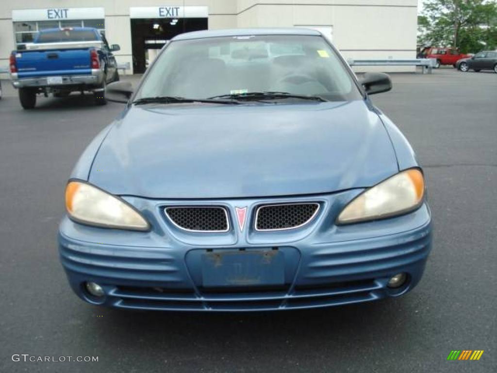 1999 Grand Am SE Sedan - Medium Gulf Blue Metallic / Dark Pewter photo #5