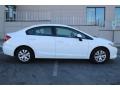 Taffeta White - Civic LX Sedan Photo No. 4