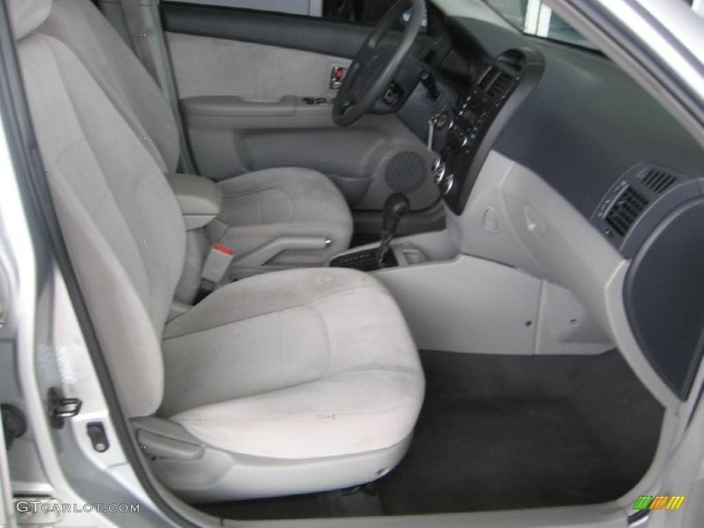 2007 Spectra EX Sedan - Silver / Gray photo #9