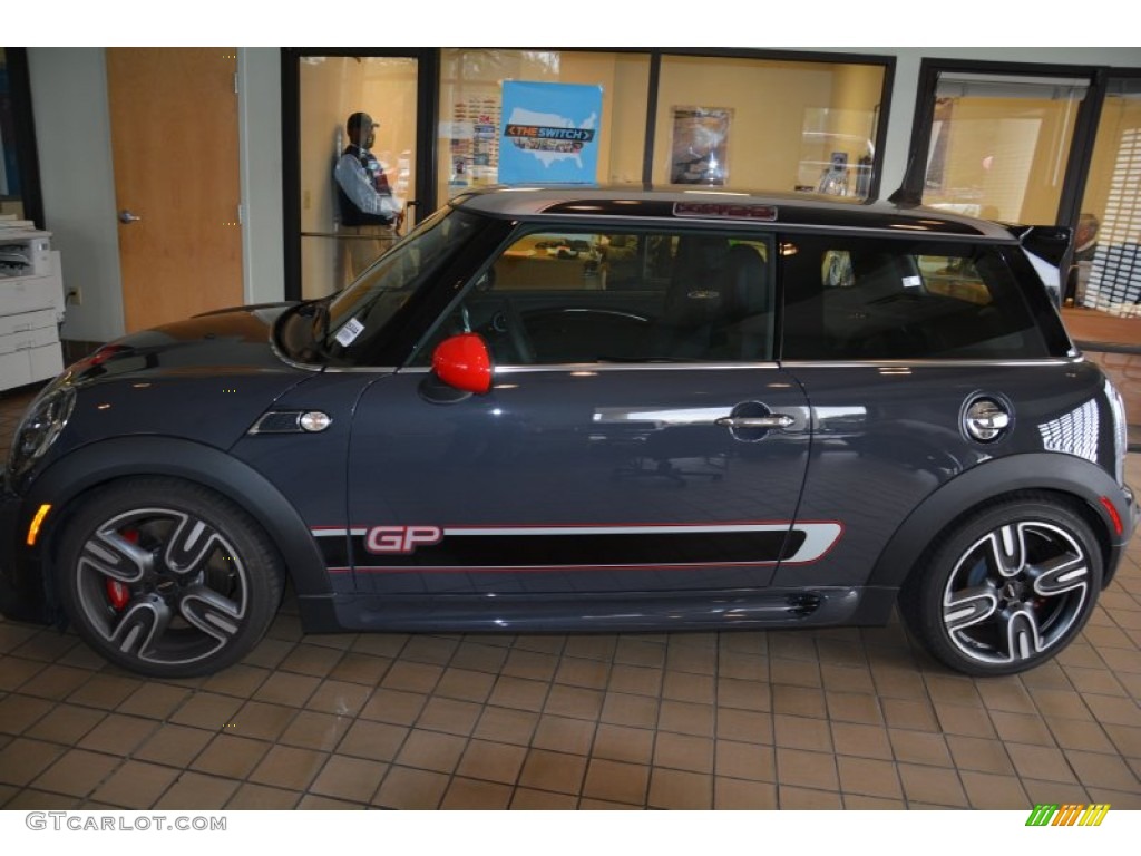 2013 Cooper John Cooper Works GP - Thunder Grey Metallic / Recaro Sport Black/Dinamica photo #7
