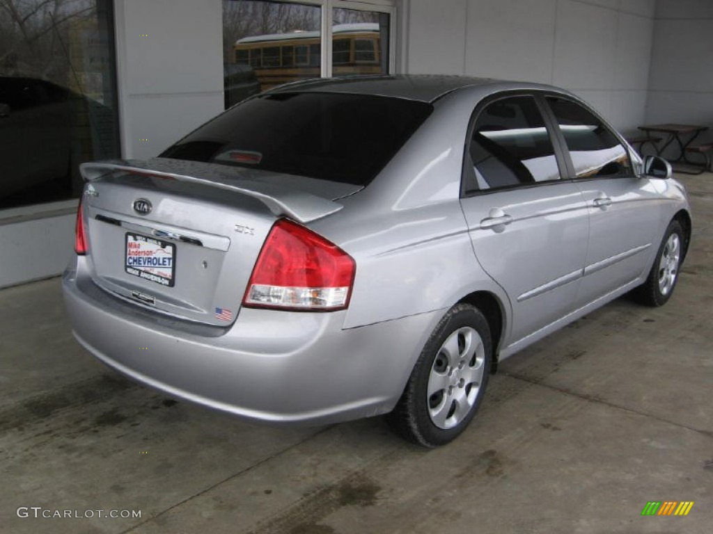 2007 Spectra EX Sedan - Silver / Gray photo #16