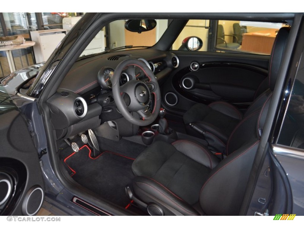 2013 Cooper John Cooper Works GP - Thunder Grey Metallic / Recaro Sport Black/Dinamica photo #10
