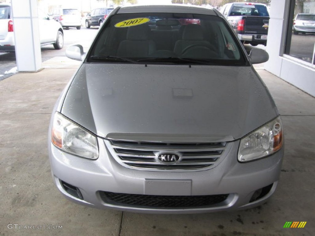 2007 Spectra EX Sedan - Silver / Gray photo #20