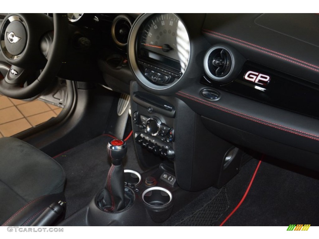 2013 Cooper John Cooper Works GP - Thunder Grey Metallic / Recaro Sport Black/Dinamica photo #15