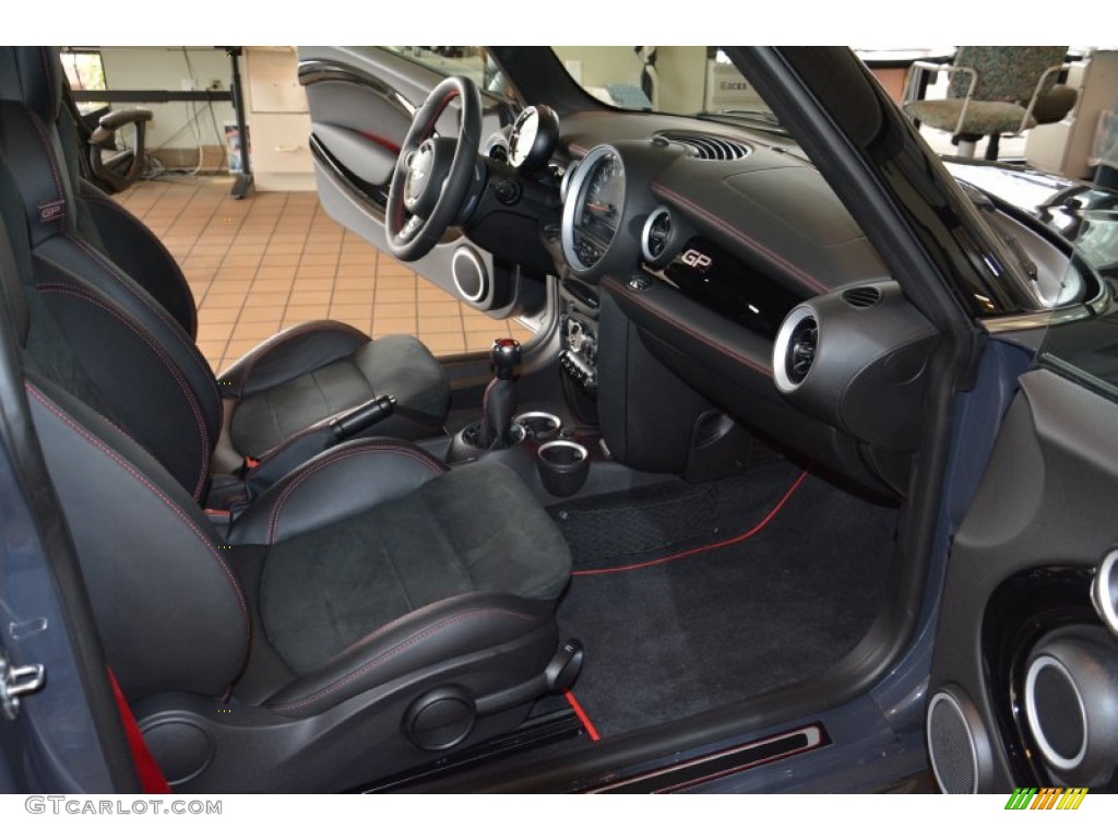 2013 Cooper John Cooper Works GP - Thunder Grey Metallic / Recaro Sport Black/Dinamica photo #16