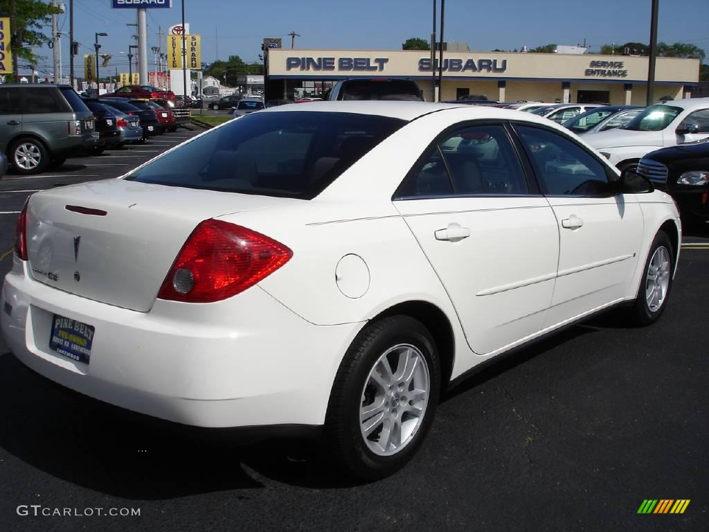 2006 G6 Sedan - Ivory White / Ebony photo #3