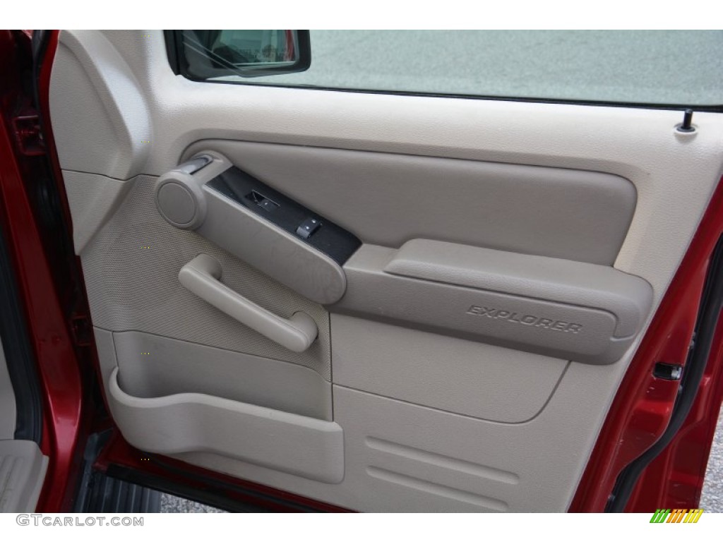 2006 Explorer XLT 4x4 - Redfire Metallic / Stone photo #20