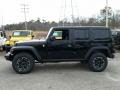 2015 Black Jeep Wrangler Unlimited Rubicon 4x4  photo #3