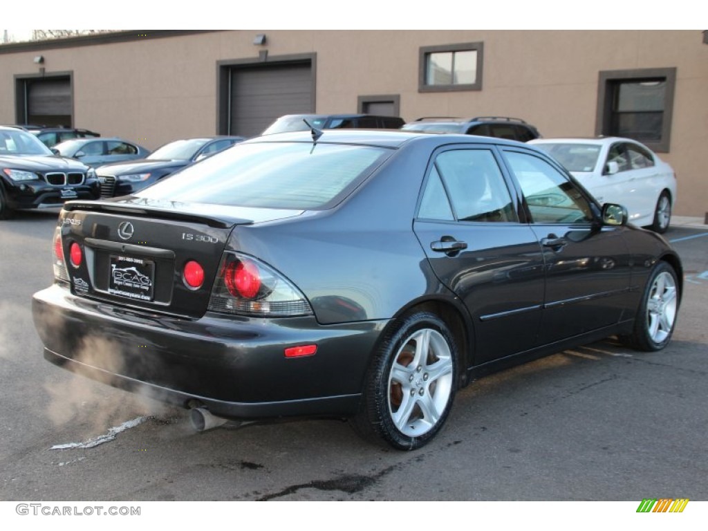 2003 IS 300 Sedan - Graphite Gray Pearl / Black photo #4