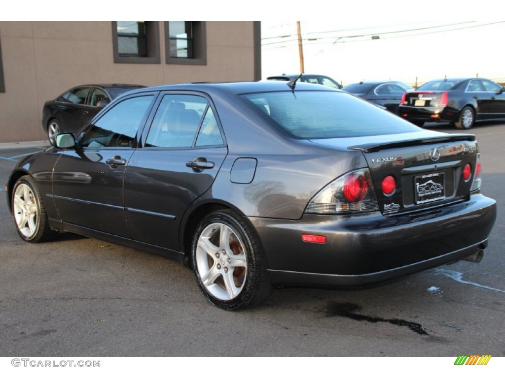 2003 IS 300 Sedan - Graphite Gray Pearl / Black photo #6