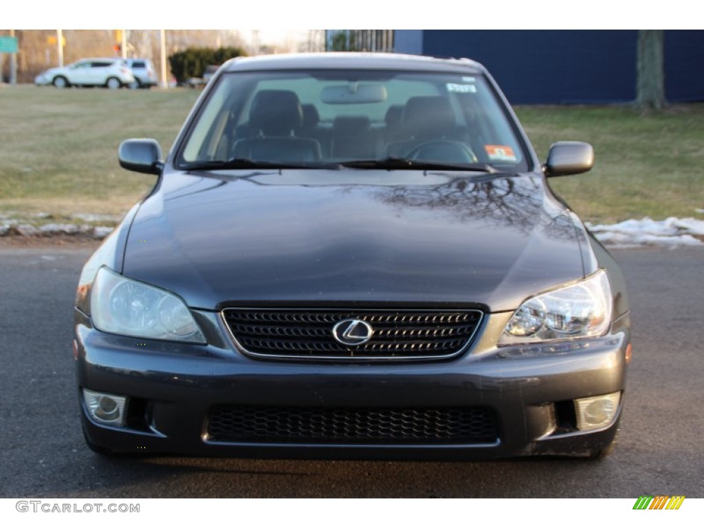 2003 IS 300 Sedan - Graphite Gray Pearl / Black photo #8