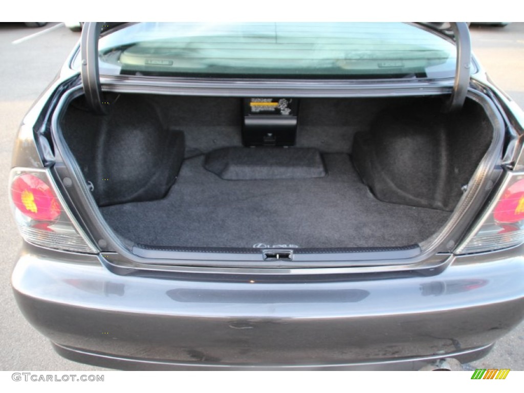 2003 IS 300 Sedan - Graphite Gray Pearl / Black photo #23
