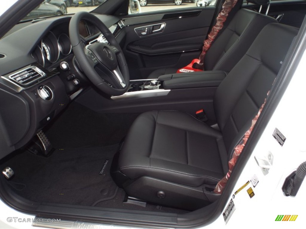 2015 E 350 4Matic Sedan - Polar White / Black photo #7