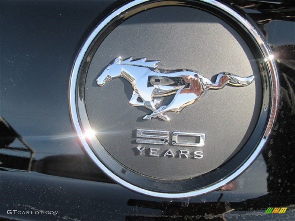2015 Mustang EcoBoost Premium Coupe - Black / 50 Years Raven Black photo #20