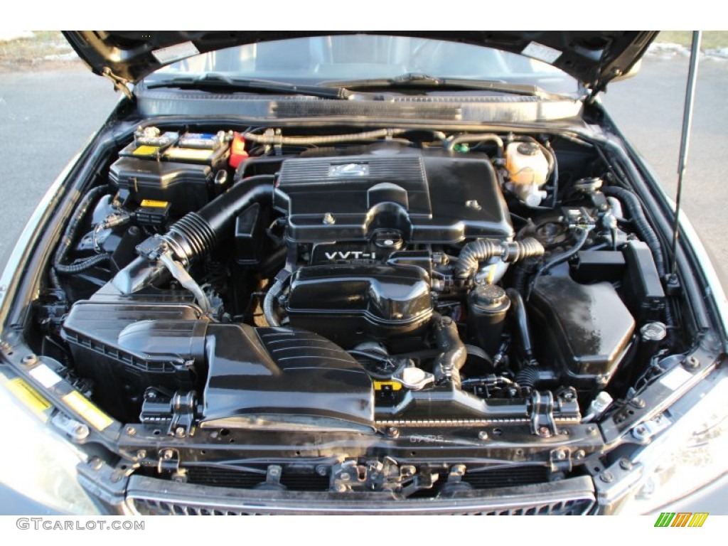 2003 IS 300 Sedan - Graphite Gray Pearl / Black photo #30
