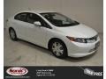 2012 Taffeta White Honda Civic Hybrid-L Sedan  photo #1